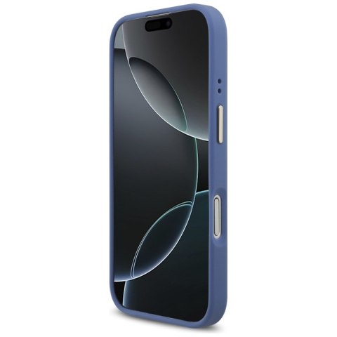 Guess 4G Strass Logo MagSafe - Etui iPhone 17 (niebieski)