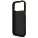 Guess Fixed Glitter Big 4G Metal Frame - Etui iPhone 17 Pro Max (czarny)