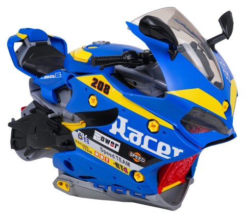 MEGA Parking z Funkcją Dymu Motocykl