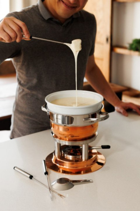 SWISSMAR Fondue LAUSANNE, miedź