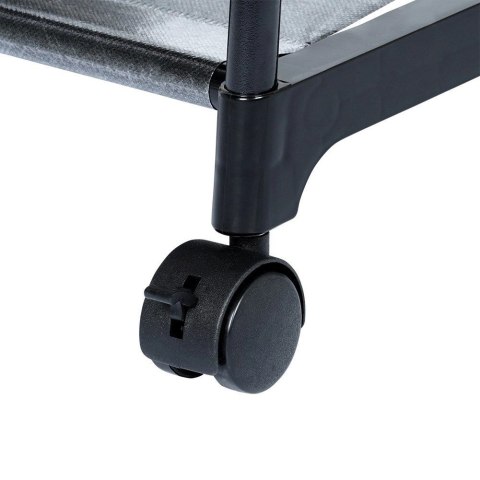 Wieszak Stojak na Ubrania Metalowy Podłogowy Pojemny na Kółkach VILDE 160cm