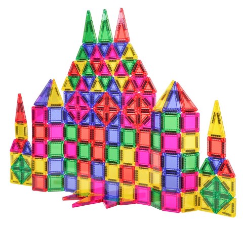Zestaw Kolorowych Klocków Magnetycznych 150el.