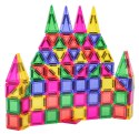 Zestaw Kolorowych Klocków Magnetycznych 75el.