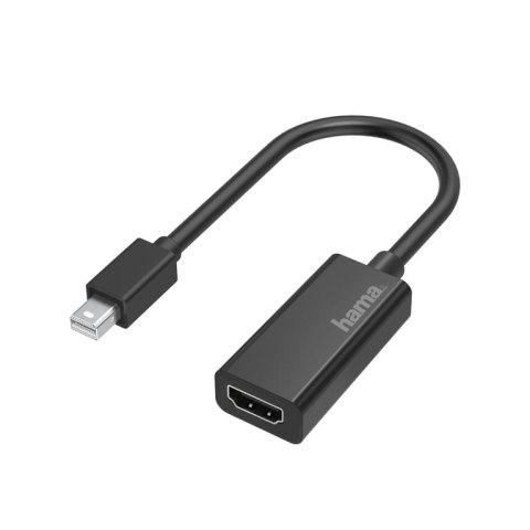 Hama 00200332 adapter kablowy Mini DisplayPort HDMI Czarny
