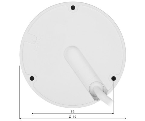 KAMERA WANDALOODPORNA IP IPC-HDBW1239E1-A-IL-0280B-S6 Smart Dual Light - 1080p 2.8 mm DAHUA
