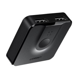 Przełącznik Switch UGREEN CM217 2w1 HDMI 2.0 20cm (czarny)
