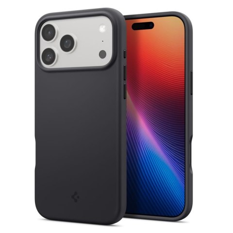 Spigen Silicone Fit Mag MagSafe - Etui do iPhone 17 Pro Max (Black)
