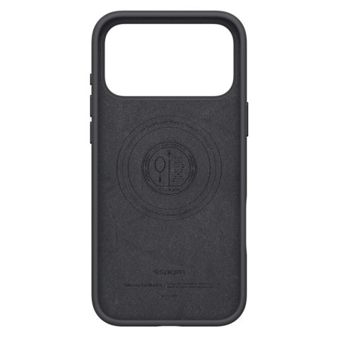 Spigen Silicone Fit Mag MagSafe - Etui do iPhone 17 Pro Max (Black)