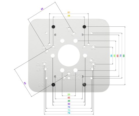 UCHWYT NA SŁUP STG-PFA152-E STG