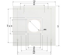 UCHWYT NA SŁUP STG-UP06-C STG