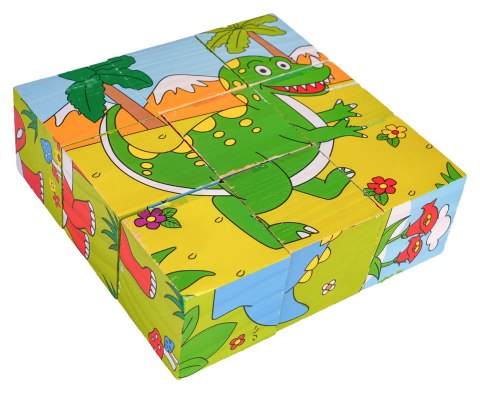 Klocki Drewniane Dla Najmłodszych Edycja Dinozaury