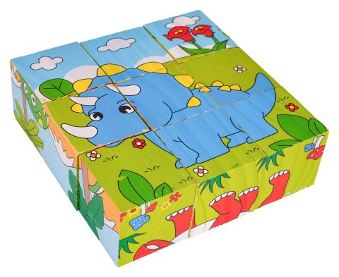 Klocki Drewniane Dla Najmłodszych Edycja Dinozaury