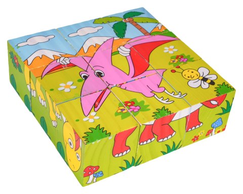 Klocki Drewniane Dla Najmłodszych Edycja Dinozaury