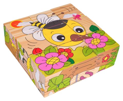 Klocki Drewniane Dla Najmłodszych Edycja Owady