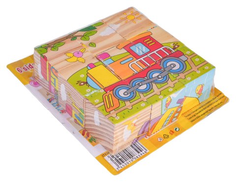 Klocki Drewniane Dla Najmłodszych Edycja Pojazdy