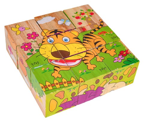 Klocki Drewniane Dla Najmłodszych Edycja Zwierzątka