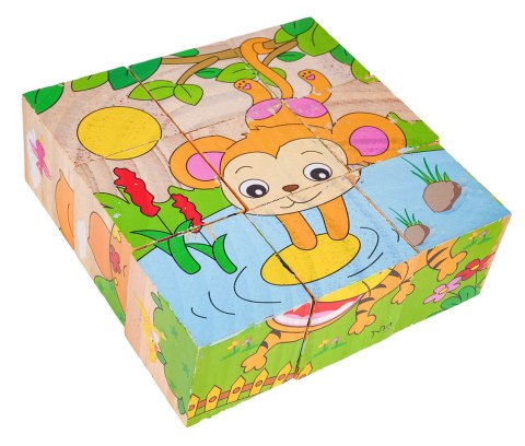 Klocki Drewniane Dla Najmłodszych Edycja Zwierzątka