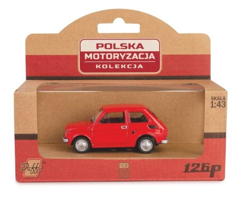 Kolekcja PRL - Fiat 126P Czerwony