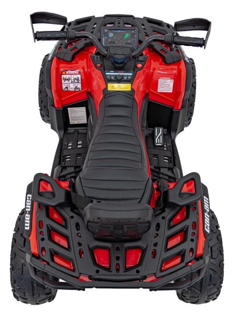 Quad Can Am Outlander ATV Czerwony