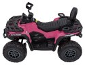 Quad Can Am Outlander ATV Różowy