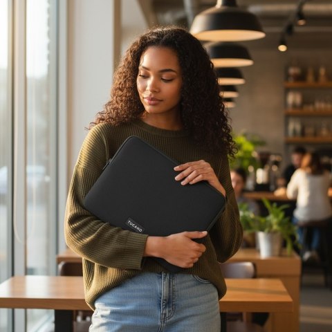 Tucano Colore2 - Pokrowiec MacBook Pro 15" / Laptop 14" / 13" (czarny)