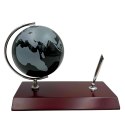 Elegancki Zestaw Dekoracyjny na Biurko Globus Stojak na Długopis - Prezent dla Szefa - WBK