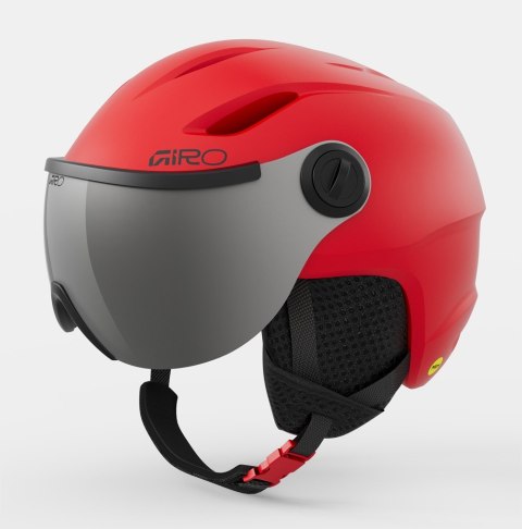 Kask zimowy juniorski GIRO BUZZ MIPS matte red roz. S (52-55.5 cm) (NEW 2025/2026)