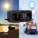 Qoltec Inteligentna mikroprocesorowa ładowarka 12V 6A | Prostownik z funkcją naprawy do akumulatora AGM GEL LiFePO4 | LCD