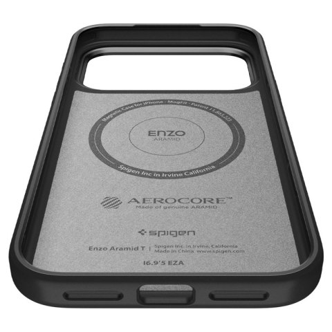 Spigen Enzo Aramid T Mag MagSafe - Etui do iPhone 17 Pro Max (Black)