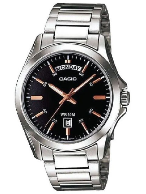 ZEGAREK MĘSKI CASIO MTP-1370D-1A2V (zd025a) + BOX