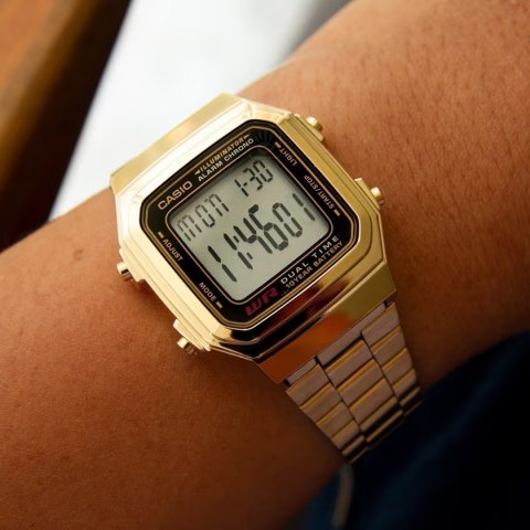 ZEGAREK MĘSKI CASIO A178WGA-1ADF (zd082b) + BOX