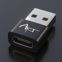 ADAPTER USB 2.0 męski / USB-C żeński (OTG) ART oem