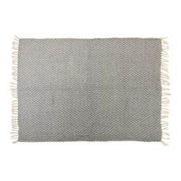 Arti Casa - Koc bawełniany w romby 130x170 cm (Niebieski / Biały)