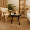 Arti Casa - Stolik kawowy okrągły do salonu 40x36 cm (Czarny)