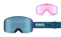 Gogle zimowe GIRO AXIS POW (OTG) (Cylindryczne) (Szyba lustrzana kolorowa VIVID-Carl Zeiss ROYAL 19-42% S2 + Szyba lustrzana kol