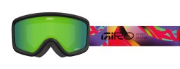 Gogle zimowe juniorskie GIRO CHICO 2.0 MULTI FLOW (OTG) (Cylindryczne) (Szyba lustrzana kolorowa LODEN GREEN 19-42% S2) (NEW 202