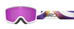 Gogle zimowe juniorskie GIRO CHICO 2.0 PINK FLOW (OTG) (Cylindryczne) (Szyba lustrzana kolorowa AMBER PINK 19-42% S2) (NEW 2025/