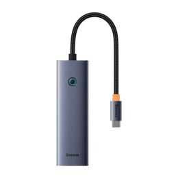 Hub 4w1 Baseus UltraJoy USB-C do USB 3.0 (szary)