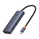 Hub 5w1 Baseus UltraJoy 5-Port (1xHDMI4K@30Hz + 4xUSB 3.0) Szary