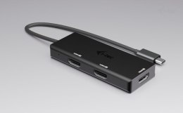 I-tec C31TRIPLE4KHDMIPD adapter kablowy 0,2 m USB Type-C 3 x HDMI Czarny
