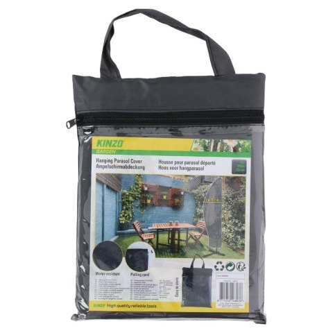 Kinzo - Pokrowiec ochronny na parasol ogrodowy 265x70 cm (Antracyt)