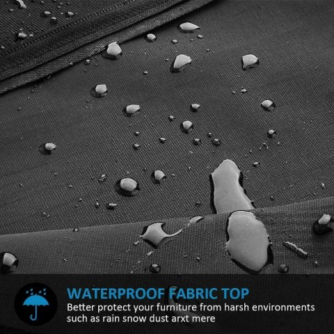 Kinzo - Pokrowiec ochronny na parasol ogrodowy 265x70 cm (Antracyt)
