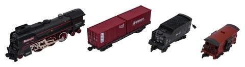 Kolejka Retro z Funkcją Świateł, Dźwięku i Dymu 138cm