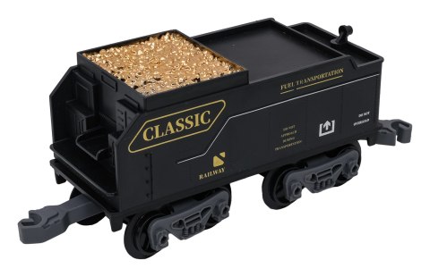 Kolejka Retro z Funkcją Świateł, Dźwięku i Dymu 172cm