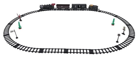 Kolejka Retro z Funkcją Świateł, Dźwięku i Dymu 172cm