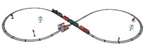 Kolejka z Funkcją Dymu Vintage