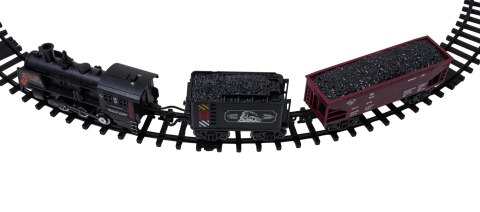 Kolejka z Pociągami z Funkcją Dymu, Świateł i Dźwięku