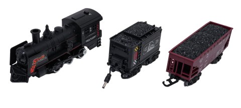 Kolejka z Pociągami z Funkcją Dymu, Świateł i Dźwięku