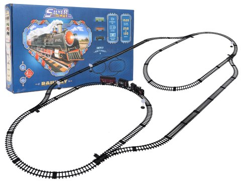 MEGA Kolejka z Pociągami z Funkcją Dymu, Świateł i Dźwięku