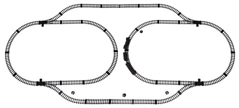 MEGA Kolejka z Pociągami z Funkcją Dymu, Świateł i Dźwięku
